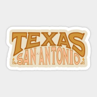 Texas San Antonio Sticker